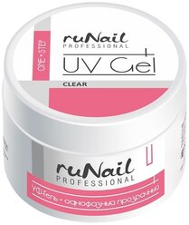 Гель Runail Professional однофазный (1845), 30 г прозрачный