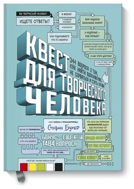 Квест для творческого человека. 344 вопроса о том, как найти вдохновение, не сорваться и стать профи - фото №1