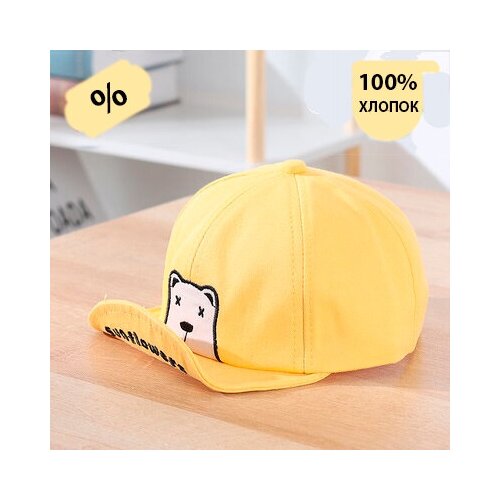 фото Детская кепка - с мишкой - синий нет бренда