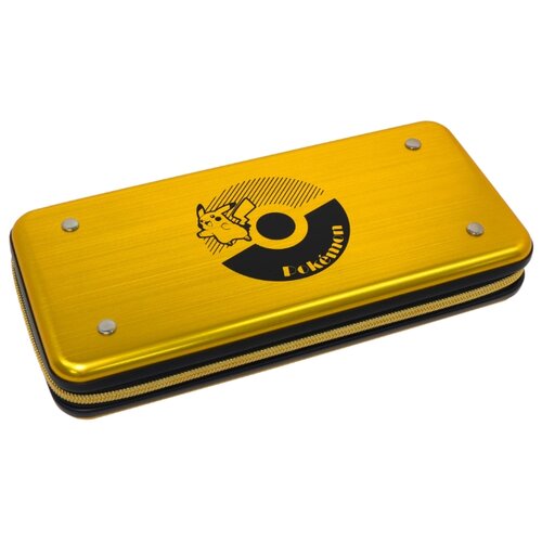 фото Hori защитный алюминиевый чехол pikachu для консоли nintendo switch (nsw-132u) золотистый