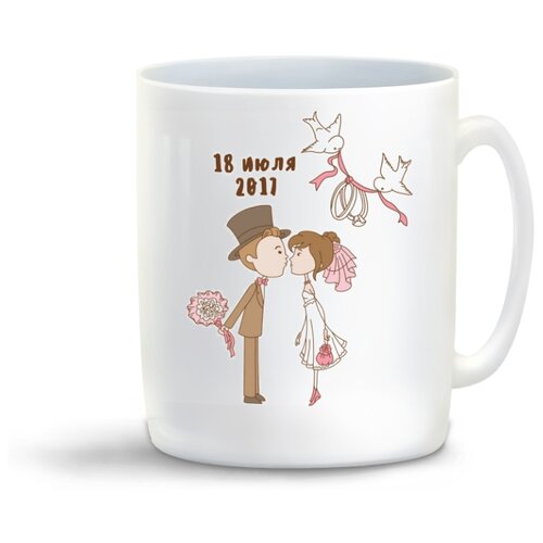 фото Кружка "свадьба. жених и невеста" coolpodarok