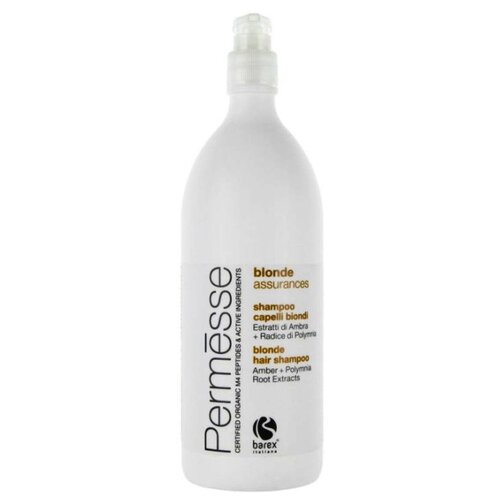фото Barex шампунь permesse blonde с