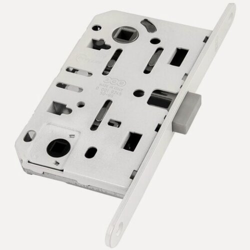 Изображение товара Замок межкомнатный магнитный Agb MEDIANA POLARIS WC+отв. планка, белый (B06102.50.91.567)