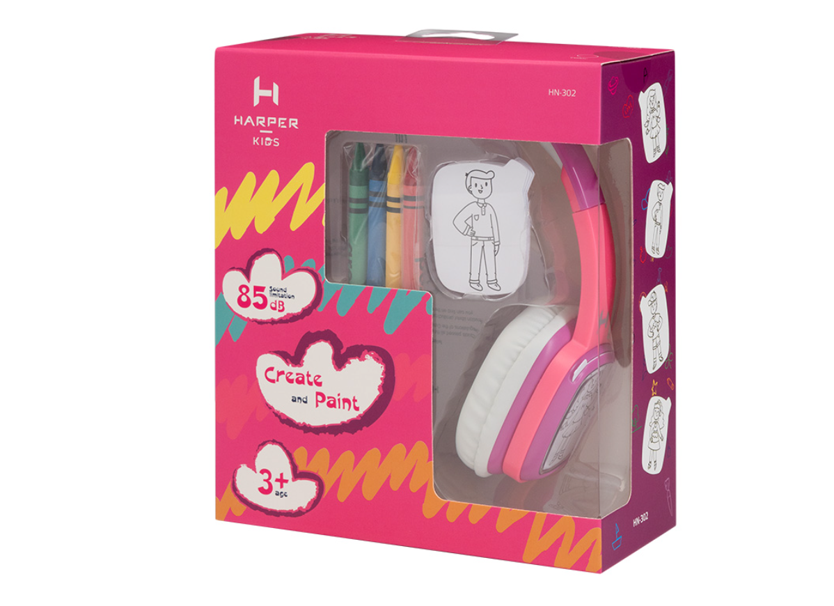 Наушники Harper Kids HN-302 Pink - фото №13