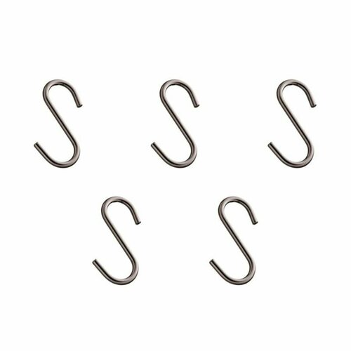 Крючок навесной для кухни на рейлинг D16 бш металл 5 шт 299₽