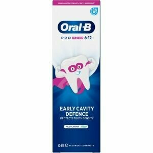 Oral-B Детская зубная паста PRO-Junior с фтором, 6 -12 лет, 75 мл (из Финляндии)