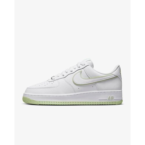 Кеды NIKE Air Force 1 '07, полнота 10, размер 12US, белый, зеленый