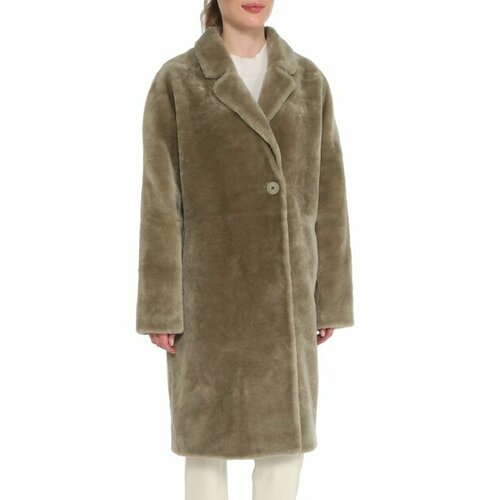 Шуба Maison David, размер M, зеленый ladies thick faux fur turf coat ladies fur lining leather jacket bomber jacket suit winter sheepskin coat winter coat women