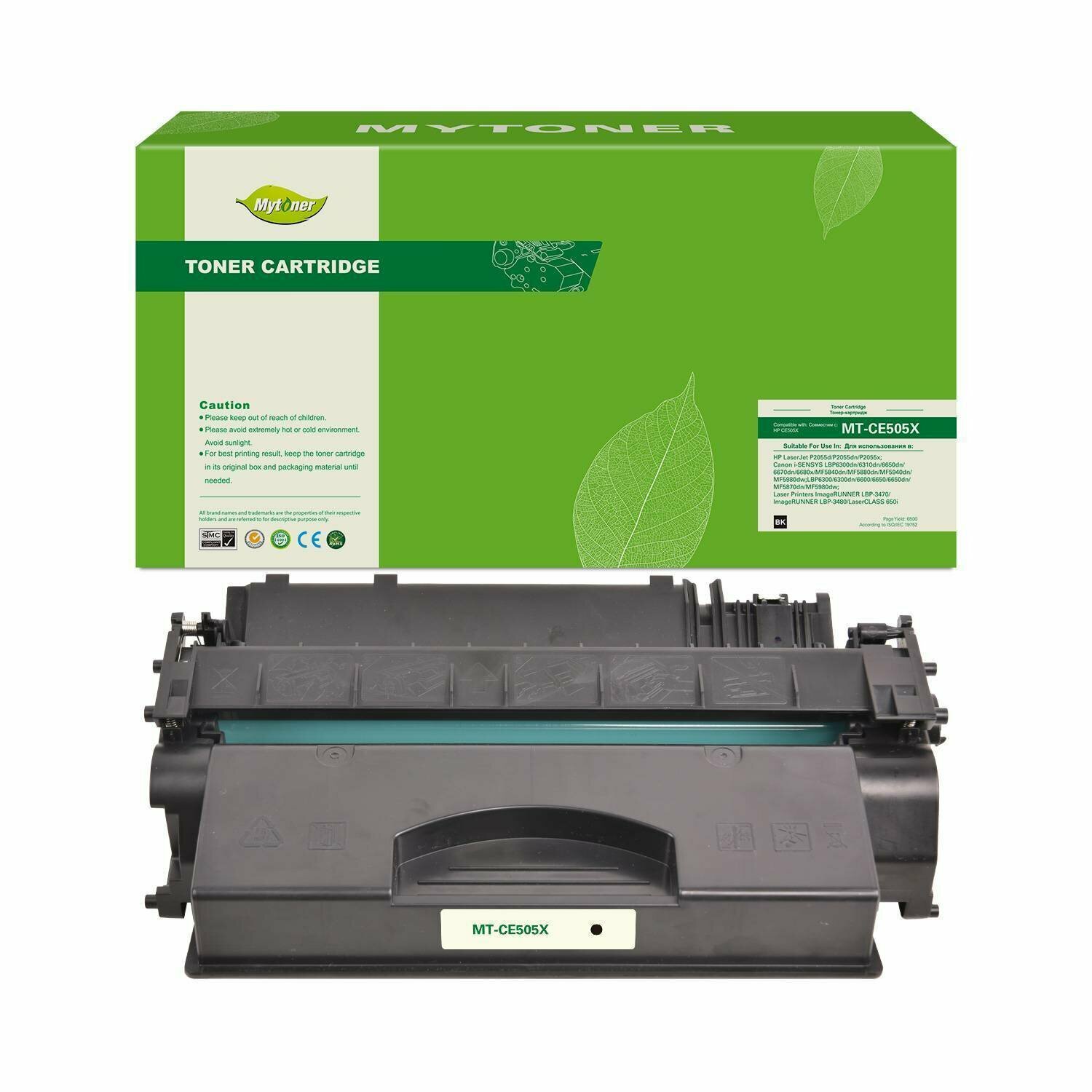 MyToner Картридж аналог HP CE505X/CF280X/Canon 719H 6.5k с чипом (MT-CE505X)