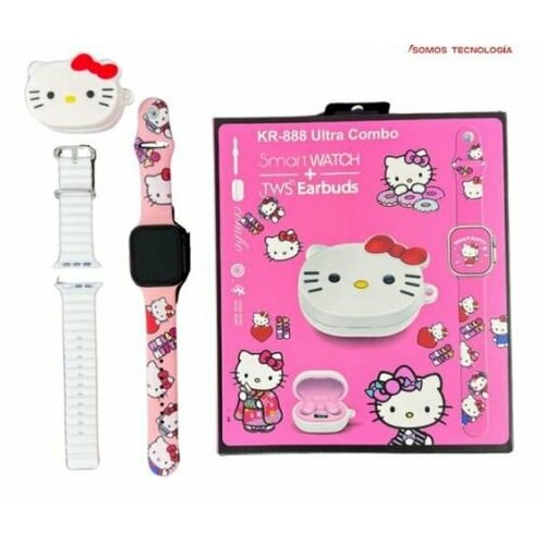 Смарт часы KR-888 ULTRA COMBO Хеллоу Китти наушники 370000₽