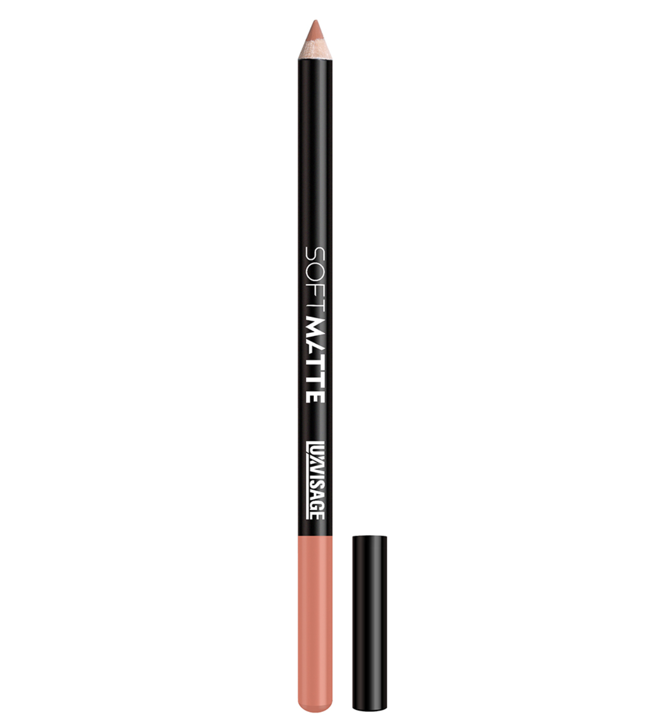 ЛюксВизаж / LuxVisage - Карандаш для губ Soft Matte тон 608 Coral Beige