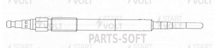 STARTVOLT GLSP089 Свеча накаливания для автомобилей VAG Passat (05-)/Touran (03-) 2.0TDI