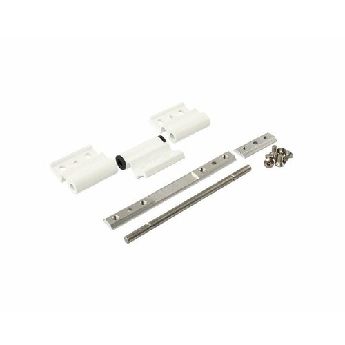 Петля дверная для профиля Alumark S40, трехчастная, RAL9016 1 шт.