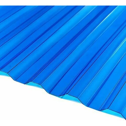 Санекс поликарбонат профилированный 08мм 1150х2000мм синий прозрачный шифер SUNNEX поликарбонат гофрированный профнастил пластиковый 08мм 2000х115 1768₽