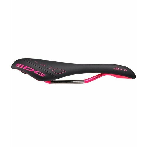 Седло SDG Allure Ti-Alloy Black/Black/Neon Pink (07113DS)