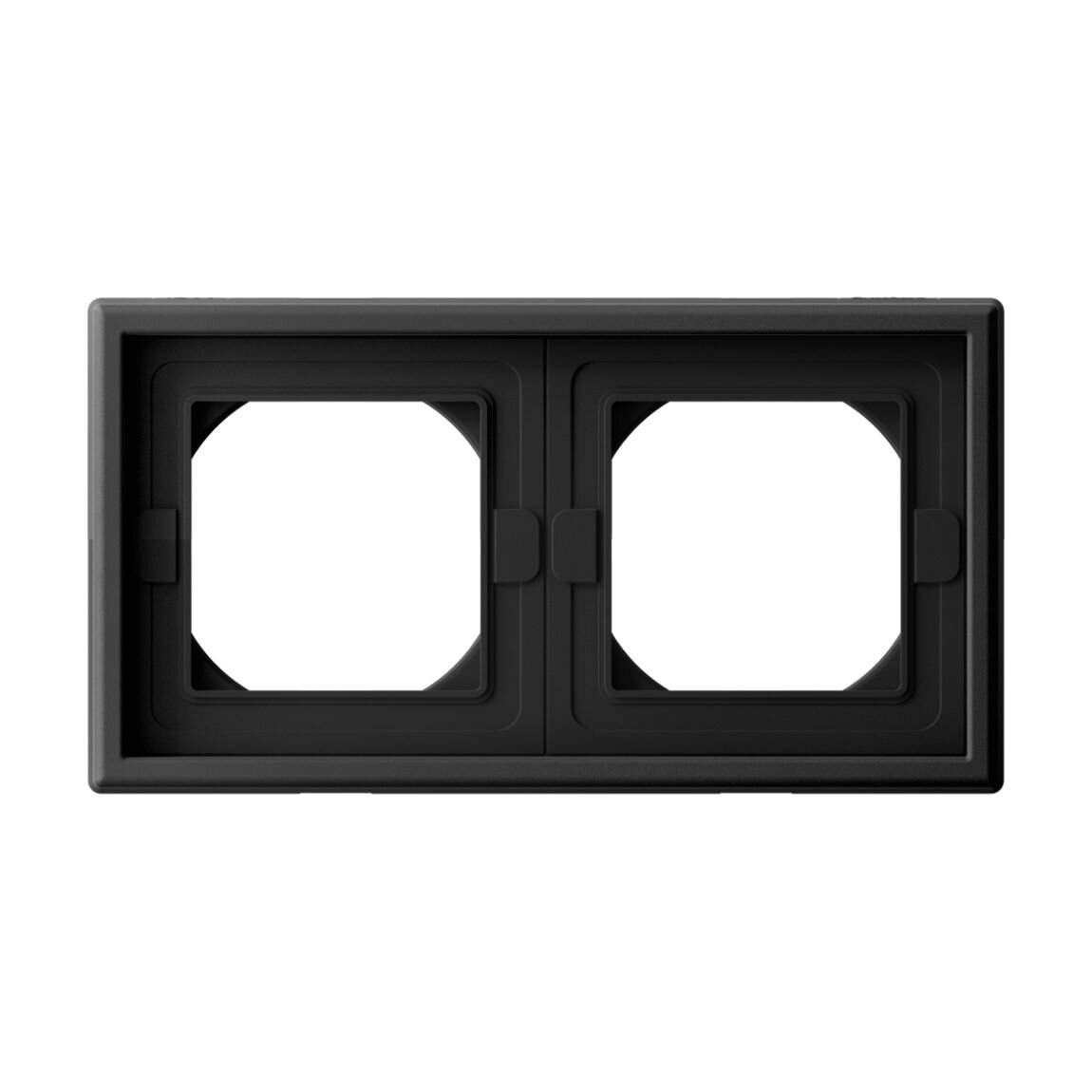 8 шт. Systeme Electric ArtGallery Карбон Рамка 2-ая IP44, 8шт.