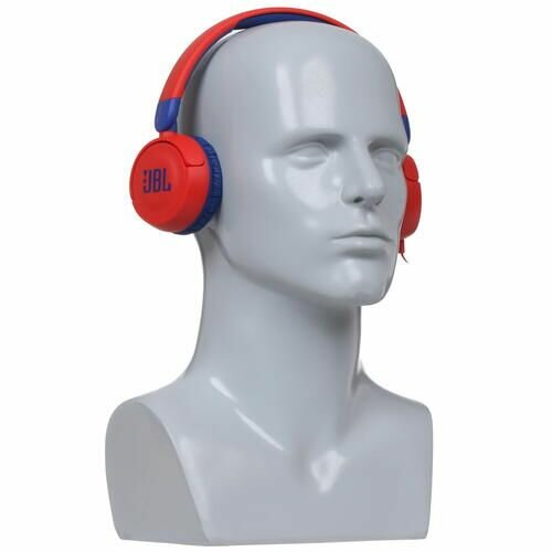 Гарнитура JBL JR 310, 3.5 мм, накладные, красный/синий [jbljr310red] - фото №17