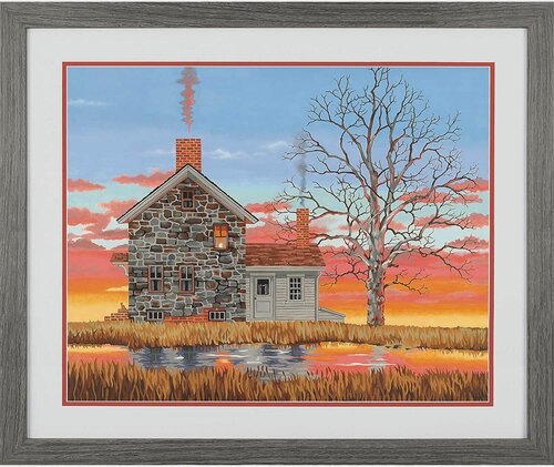 Изображение товара 73-91743 Набор для рисования красками по номерам Home at Sunset/Дом на закате Dimensions