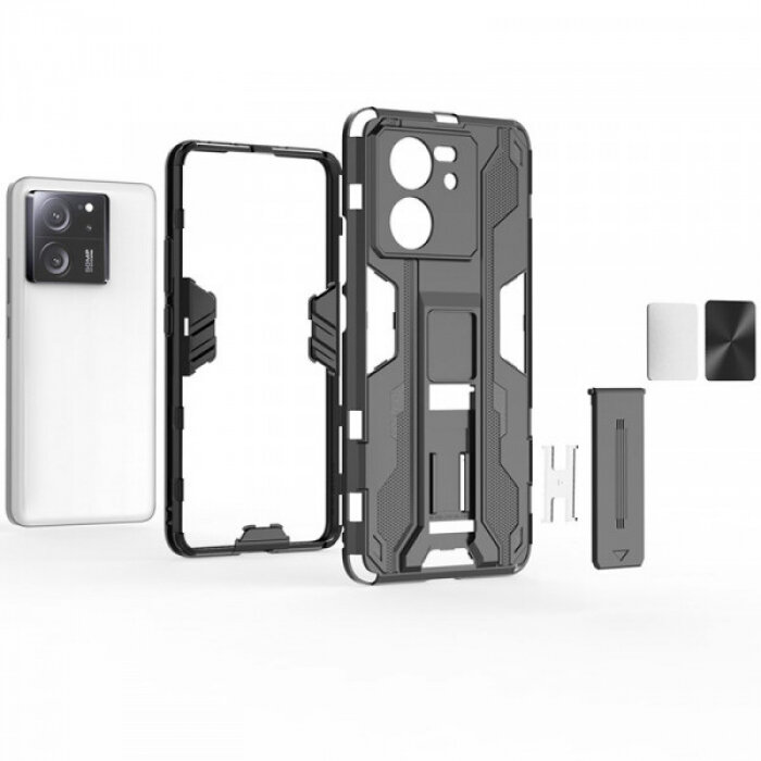 Galvatron Противоударный чехол-подставка для Xiaomi Mi 13T / Mi13T Pro с защитой камеры — фото 1