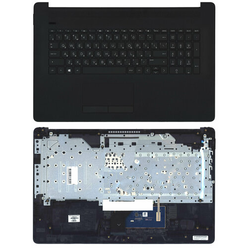 Клавиатура keyboard для ноутбука HP 17-BY 17-CA топкейс черный 11542₽