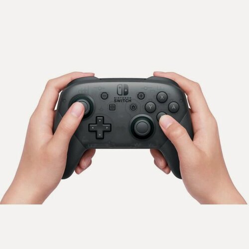 Изображение товара Геймпад беспроводной Nintendo Switch Pro Controller Чёрный джойстик