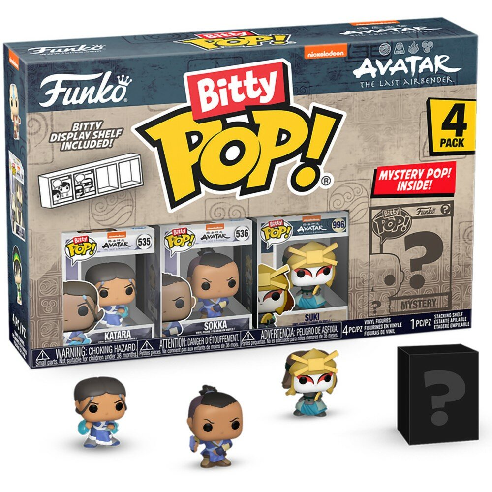 Набор фигурок Funko Bitty POP! Avatar: the Last Airbender Katara & Sokka & Suki & Mystery 73059