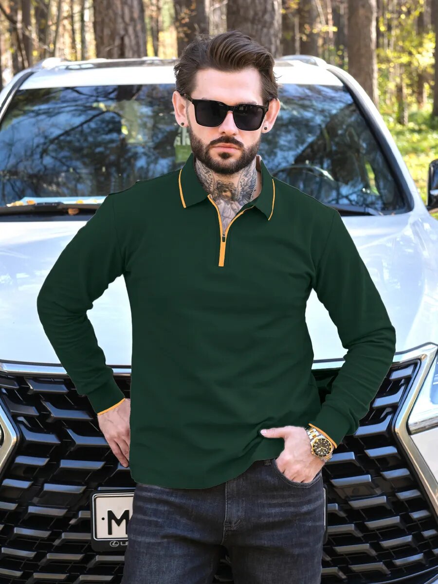 Поло PossRis, размер 50/XL, зеленый (21) — фото 1