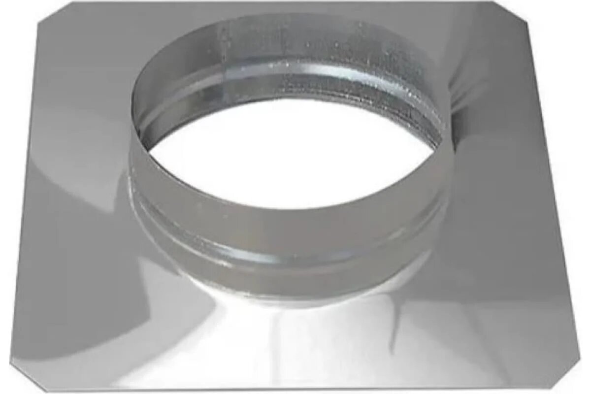 ООО Вентмаркет Плоское основание для т/д d140 основание 295x295 из нержавеющей стали aisi 304 OSND140nerz