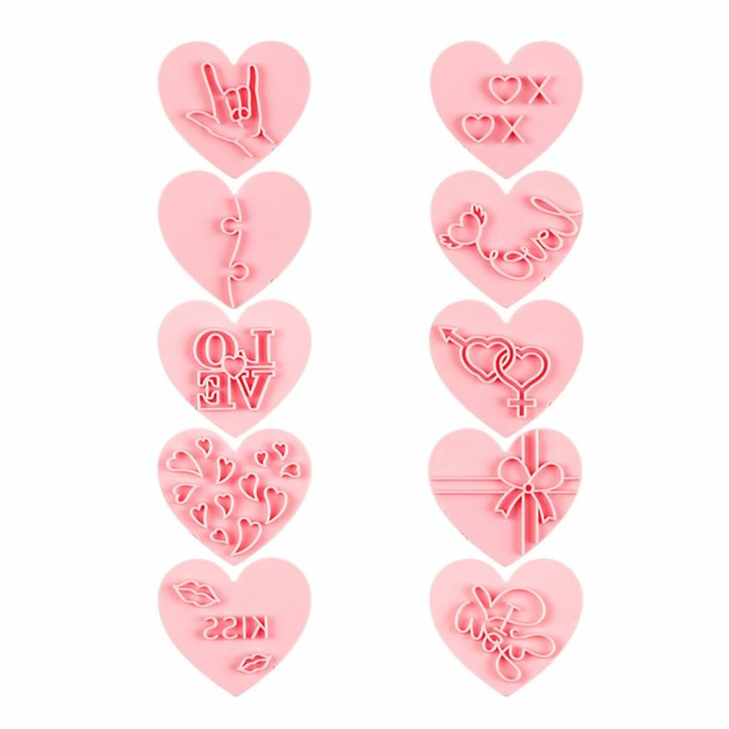 Формочки для печенья серии Valentines Day, Штампы для печенья, инструменты для выпечки
