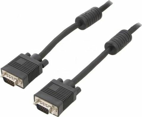 Кабель VGA 1.8м Gembird Premium ферритовые кольца тройное экранирование черный CC-PPVGA-6B - фото №1