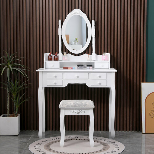 Столик туалетный Vinotti с зеркалом S023 28132₽