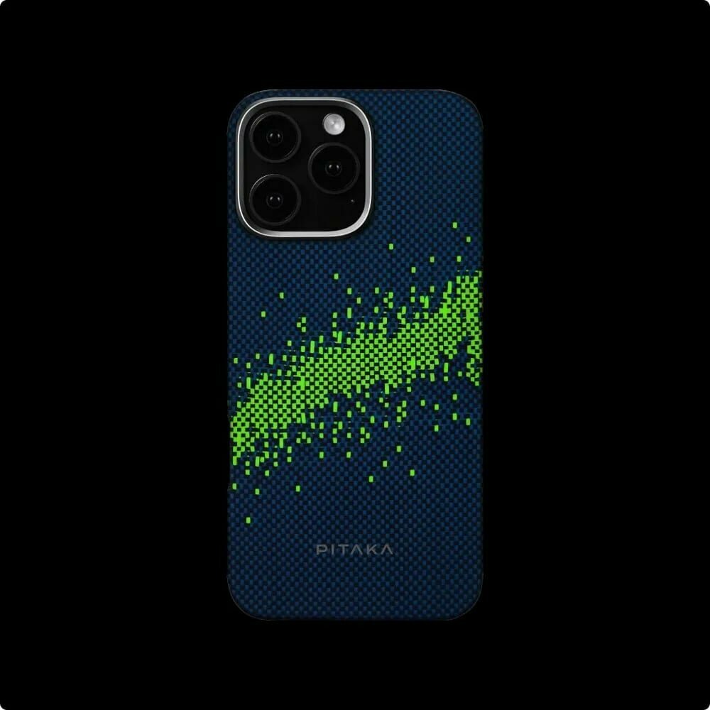 Светящийся чехол StarPeak Luminous Case для iPhone 16 Pro Max Milky way galaxy принт млечный путь KI1604PMYG — фото 1