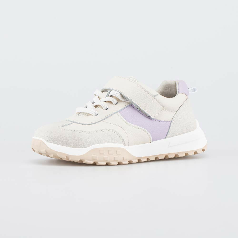 Полуботинки КОТОФЕЙ размер 25 бежевый фиолетовый