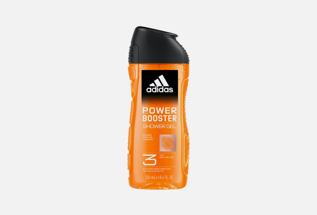 Adidas Power Booster Man - гель для душа для мужчин 3 в 1, 250мл — фото 1