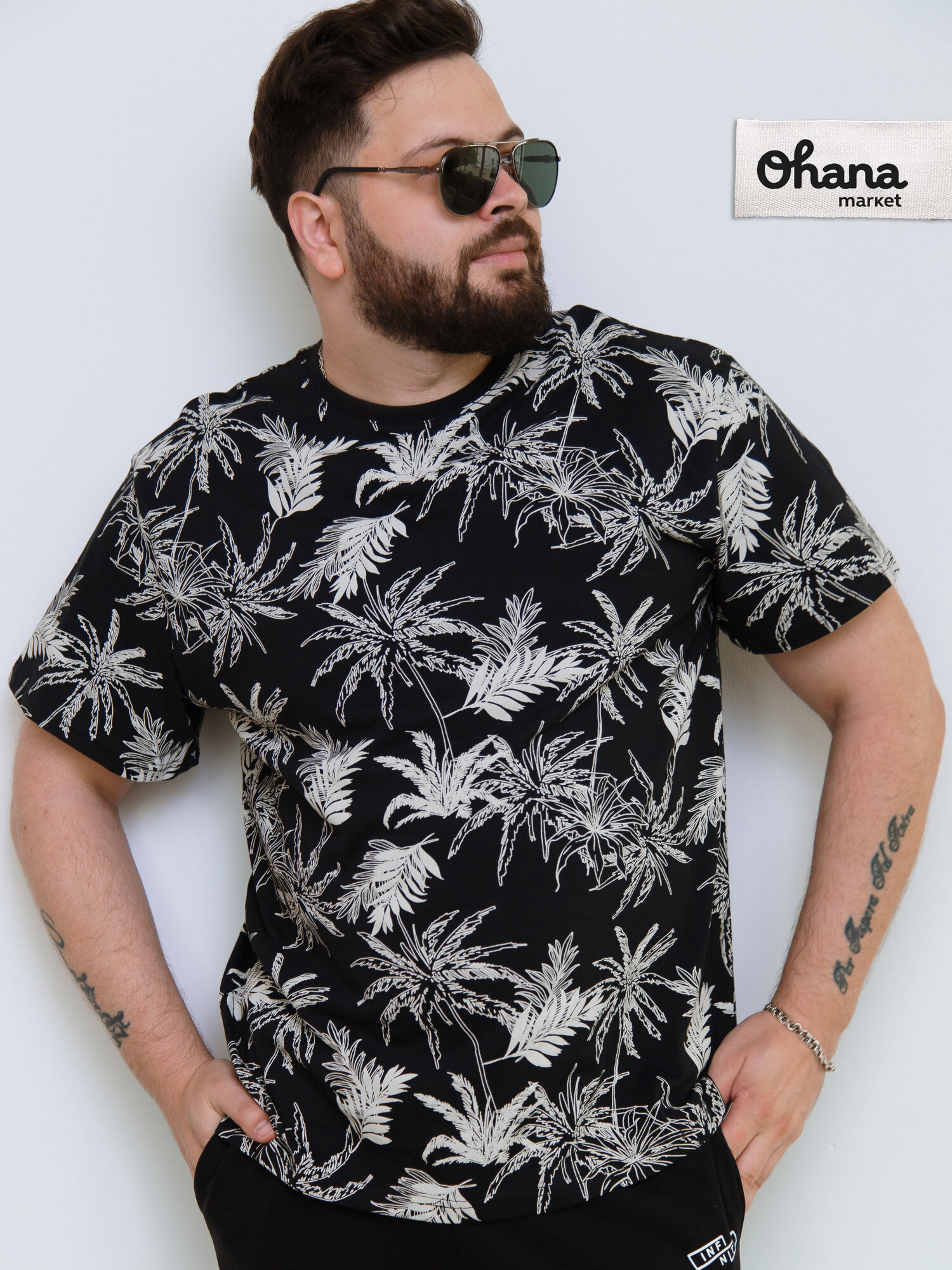 Футболка Ohana market мужская большого размера