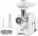 Мясорубка Zelmer ZMM5801P, мощность 2200Вт, система реверса, белая