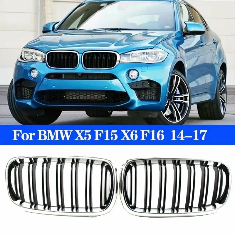 Гальваническая плита Решетка радиатора для BMW X5 X6 F15 F16 2014-2017