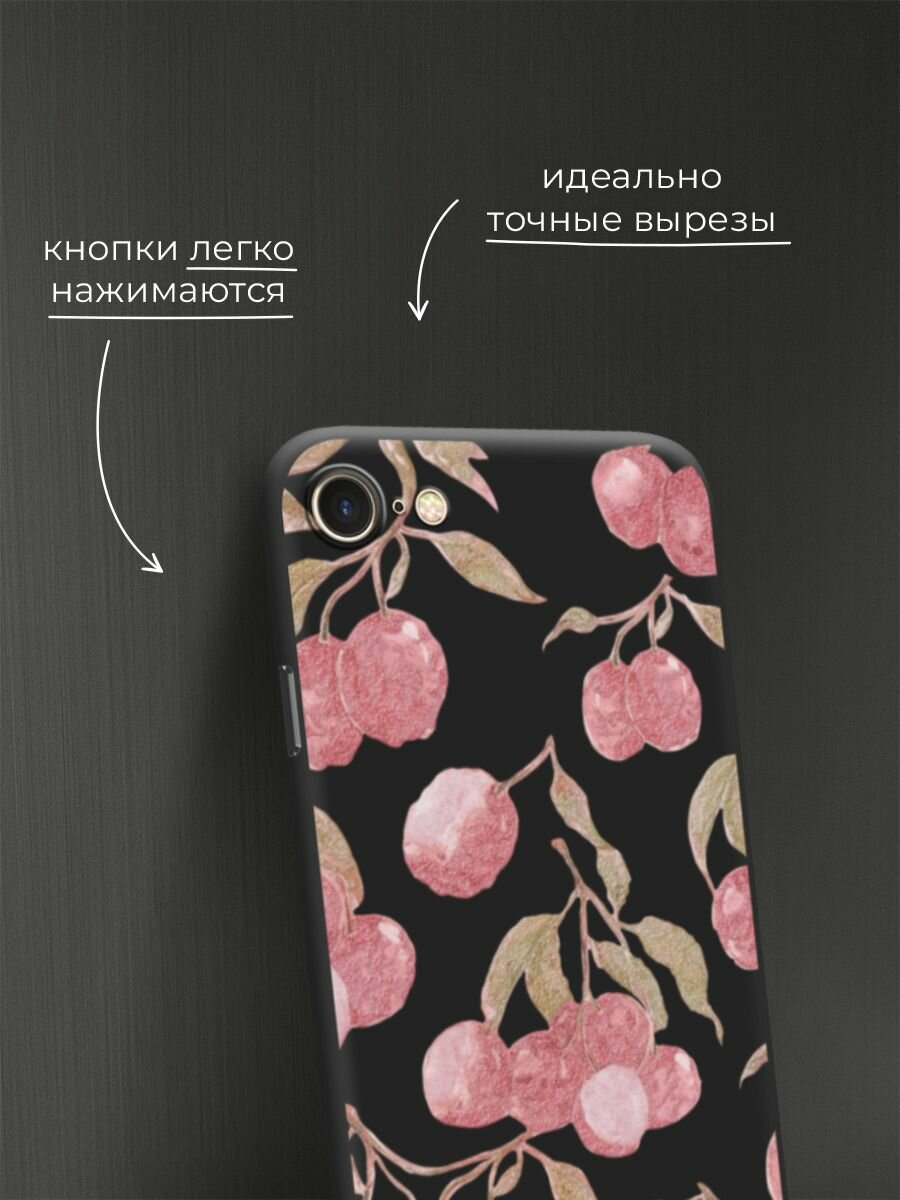 Чехол на Apple iPhone 7/8/SE 2020/SE 2022 / Айфон 7/Айфон 8 с принтом Сливы 3 — фото 1