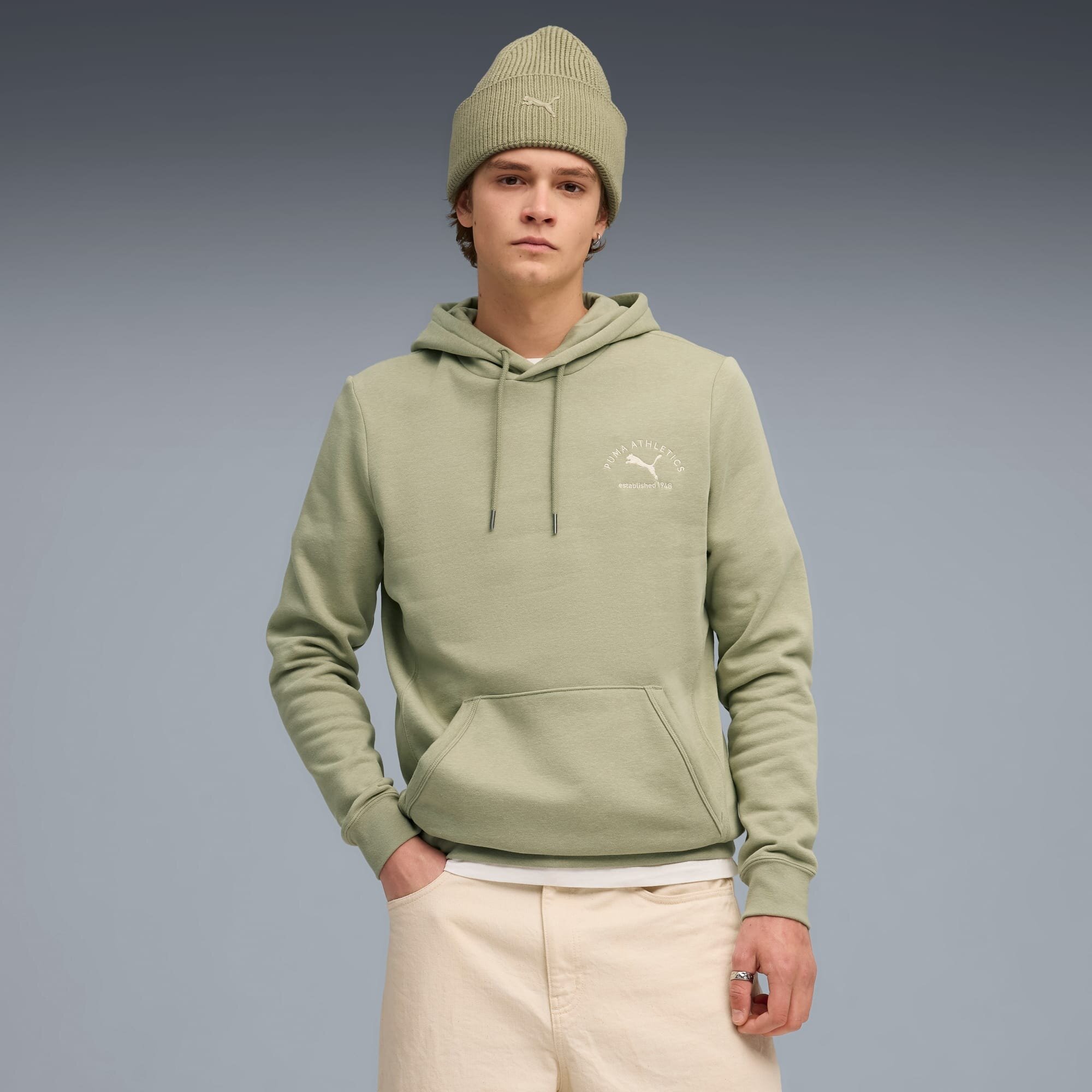 Худи PUMA Class Pack, размер XL, , оливковый