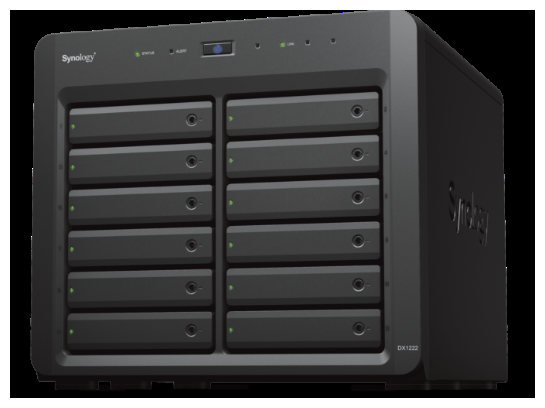 Полка Synology Модуль расширения Expansion Unit for DS3622xs+, DS2422+/upto 12hot plug HDDs SATA(3,5' or 2,5')/1xPS incl Infiniband Cbl"