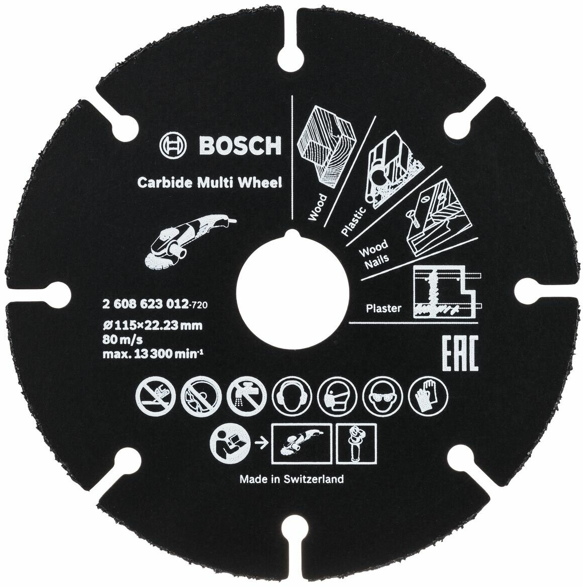    BOSCH Multi Wheel 2608623012, 115 , 1 .