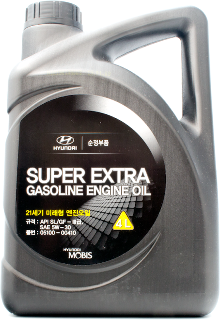 Моторное масло HYUNDAI Super Extra Gasoline SAE 5W-30 SL/GF-3 (4л) 05100-00410