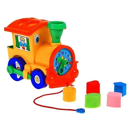 игрушка из фетра паровоз Игрушка-сортер «Занимательный паровоз»
