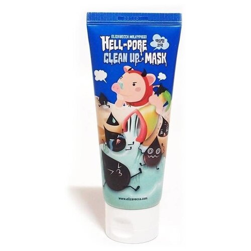 Elizavecca Очищающая маска для лица Milky Piggy Hell-Pore Clean Up Mask, 100 мл, 1 шт маска для лица elizavecca маска для лица очищающая hell pore clean up mask