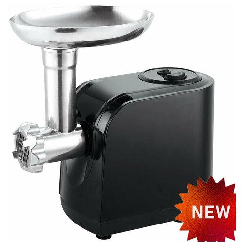 Мясорубка черная, для дома, бытовая мясорубка электрическая, реверс,2 Насадки для измельчения, домашняя мясорубка для фарша, колбасы, сосисок