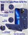 Чехол силиконовый на iPhone 12/12 Pro с кармашком для карт 5 в 1(...