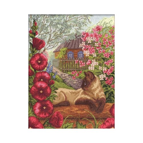 фото Набор для вышивания "panna" j-1103 ( ж-1103 ) "отдых под мальвой"