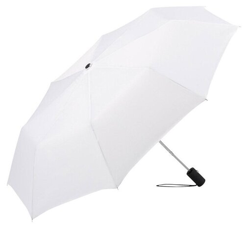 Мини-зонт FARE, полуавтомат, белый