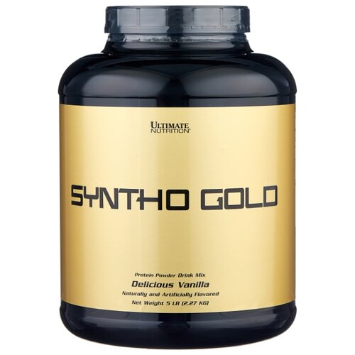 Протеин Ultimate Nutrition Syntho Gold, 2270 гр., восхитительная ваниль ultimate nutrition isocool 2270 гр яблоко