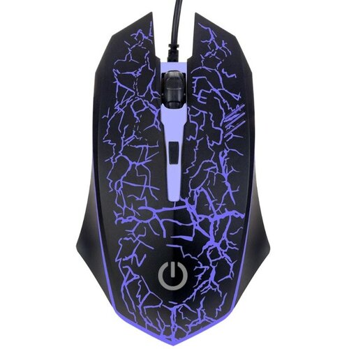 Игровая мышь USB Perfeo GRID PF-A4800 4 кн 7 цв подсветка 800-1600 DPI чёрная 53000₽